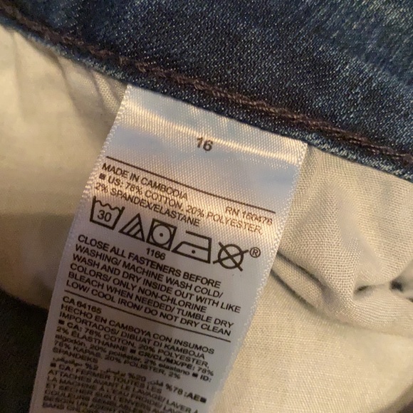 Old Navy Super Skinny Mid Rise Jeans, Size 16 - Picture 5 of 6
